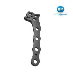 Пластина TPLO правая 4*4Н 10# L90 под блокируемые винты 3,5